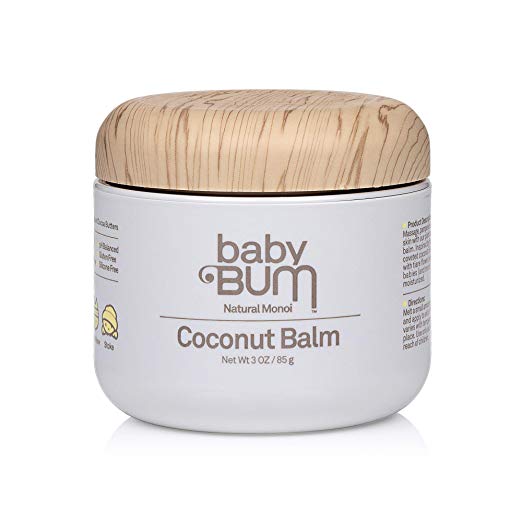 Baby Bum Natural Monoi Coconut Balm- 100% Natural Coconut Oil - Azzurro  Dream Travel